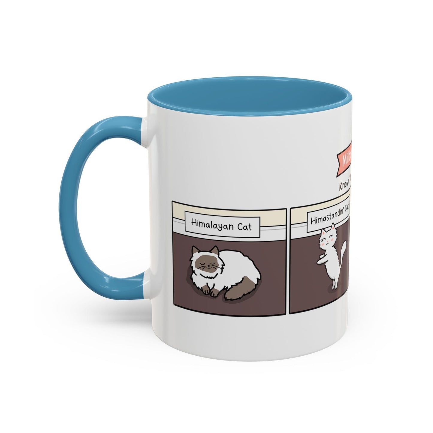 Know Your Cat Breeds Cat Comic Coffee Mug