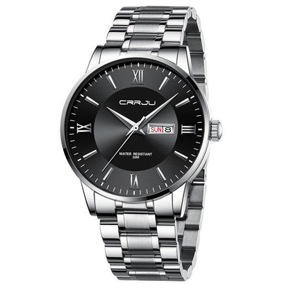 CRRJU Steel Casual Quartz Analog Watch For Men 2175