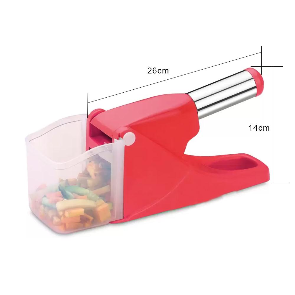 Virgin Plastic French Fry Chipser, Potato Chipser/Potato Slicer with Container 