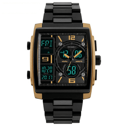 Skmei Analog Digital Plastic Square Sports Watch For Men 1274 Original