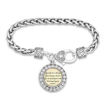 Beyond Measure Silver Braided Clasp Bracelet