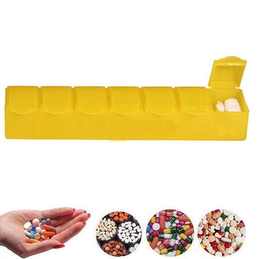 '-7 Days Pill Box with 7 Compartments