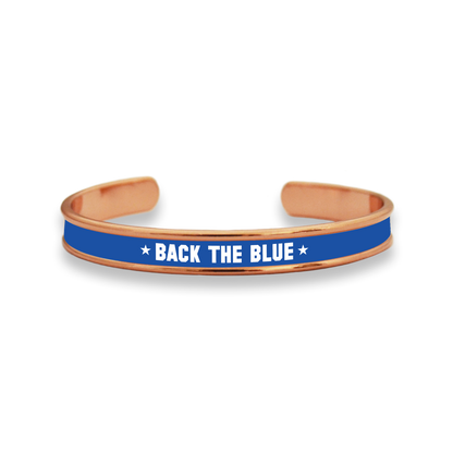 Back The Blue Cuff Bracelet