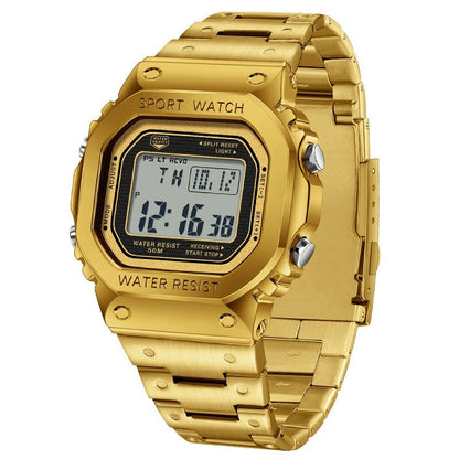 Sanda Steel Digital sport watch for Men 2162