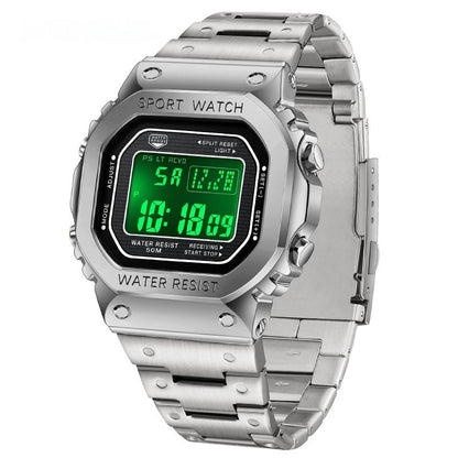 Sanda Steel Digital sport watch for Men 2162