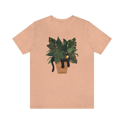 Jungle Cats & Plants Monstera T-Shirt