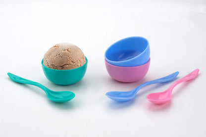 Multipurpose Snack Set 3 pcs - Spoon, Bowl and Dish 