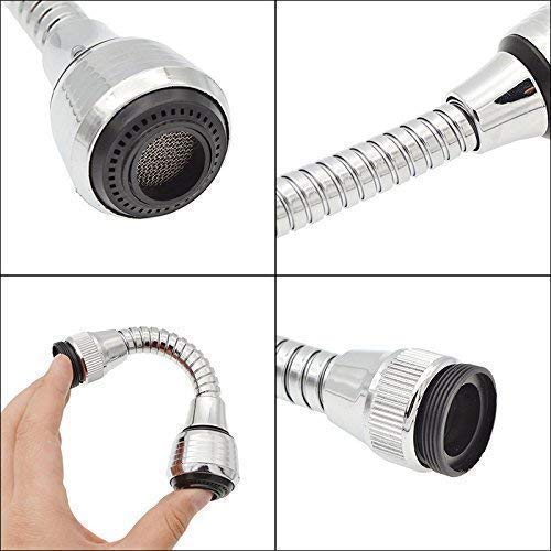 Turbo Flex 360 Degree Rotatory Flexible Sink Water Saving Faucet Nozzle Sprayer