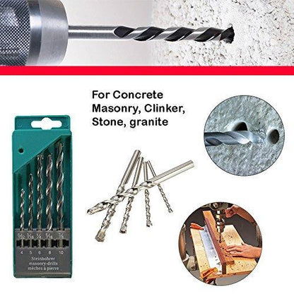 Metal Drill Bit Set (Multicolor, 5-Piece) 