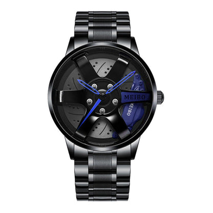 MEIBO Car Wheel Rim Hub Quartz Watch For Men