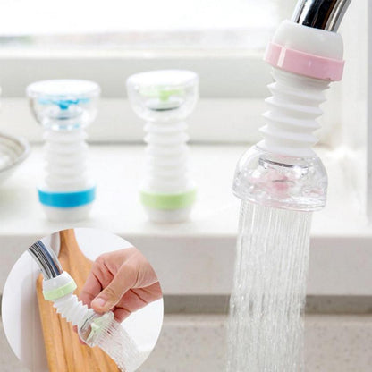 Faucet Anti-Splash Expandable Head Nozzle Bathroom Tap Adjustable Splash Sprinkler Head Sprinkler Water Saving Device Faucet Regulator (Multi Color)