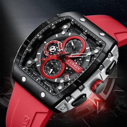 Curren 8442 Men's Six-pin Quartz Tape Men's Watch