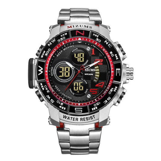 Mizums 8002 Analog Digital Quartz Watch For Men