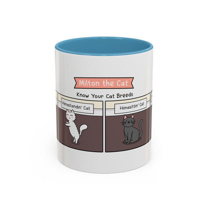 Know Your Cat Breeds Cat Comic Coffee Mug