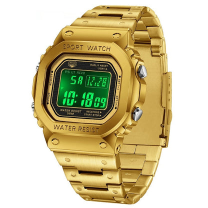Sanda Steel Digital sport watch for Men 2162