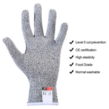 Level 5 Protection Cut Resistant Gloves (1 pair)