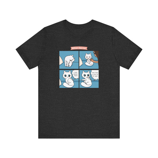 Cat Grooming Comic T-Shirt