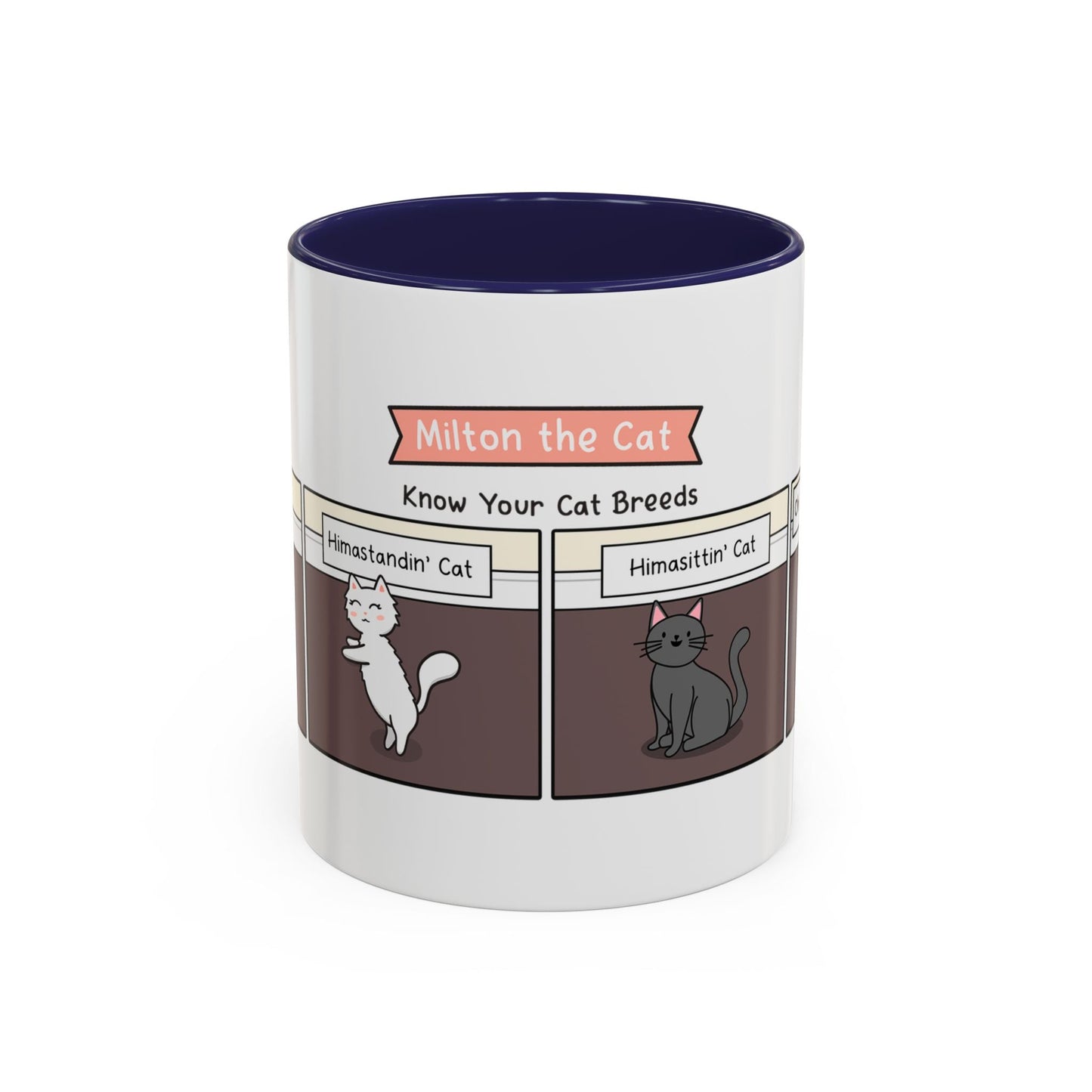 Know Your Cat Breeds Cat Comic Coffee Mug
