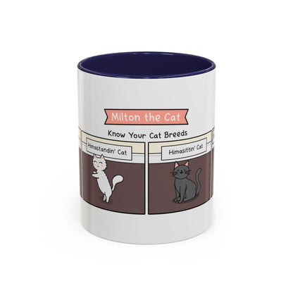 Know Your Cat Breeds Cat Comic Coffee Mug