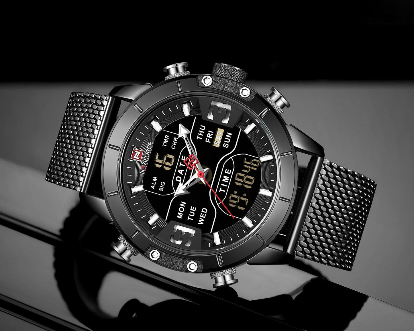 Naviforce Analog Digital Sports watch For Men 9153