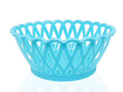 Multipurpose Round Storage Plastic Basket Tray (3pcs)
