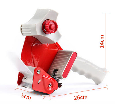 Hand-Held Packing Tape Dispenser with Retractable Blade for Tape
