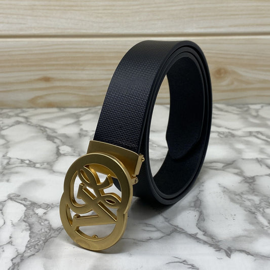 VSL Round Pin Buckle With Leather Strap-SunglassesCraft