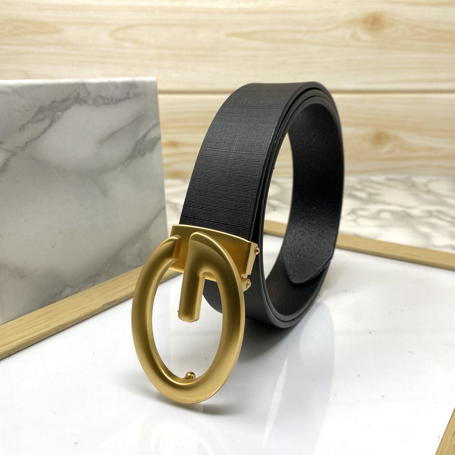 Simple G-Design Formal and Leather Strap Belt-SunglassesCraft