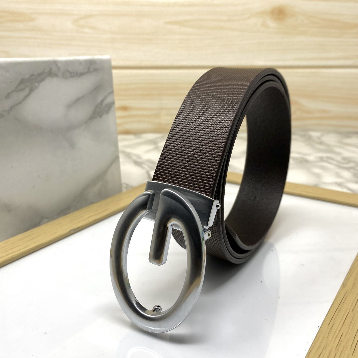 Simple G-Design Formal and Leather Strap Belt-SunglassesCraft
