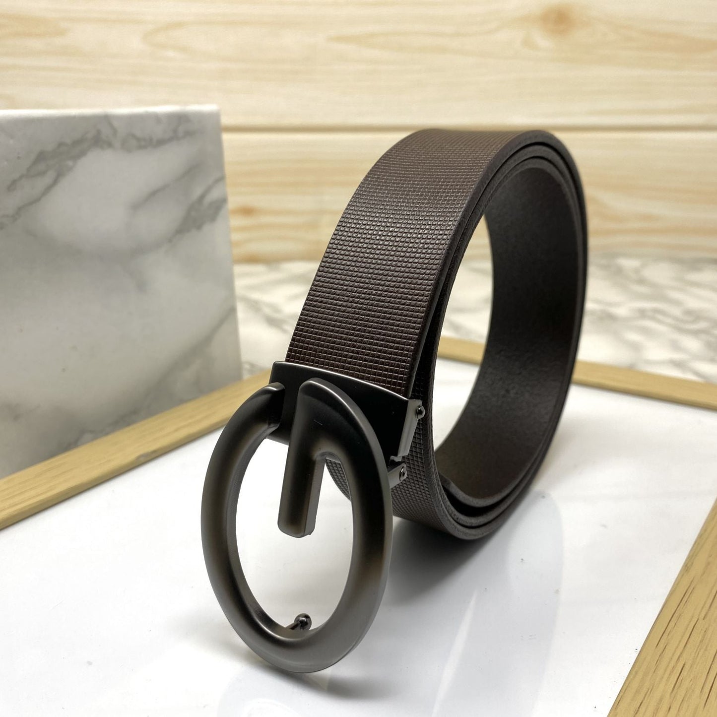 Simple G-Design Formal and Leather Strap Belt-SunglassesCraft