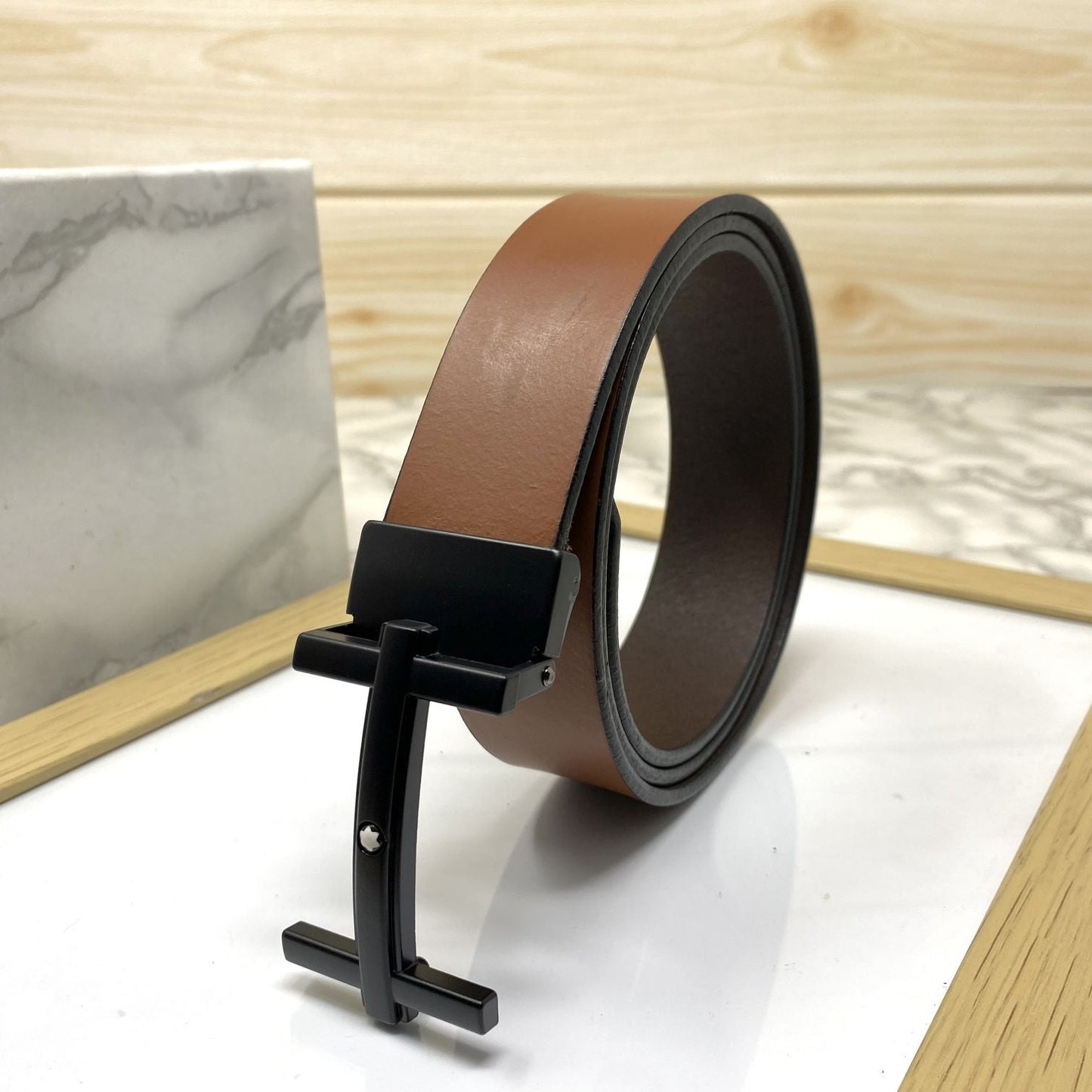 H-Point Premium Quality Leather Strap Belt-SunglassesCraft