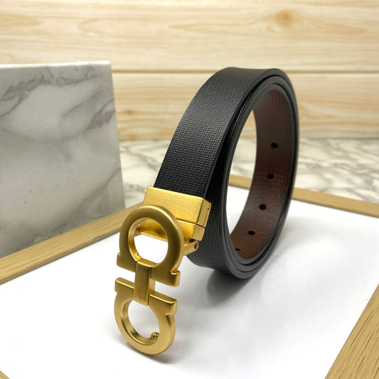 Trendy Small Design Reversible Strap Belt For Men-SunglassesCraft