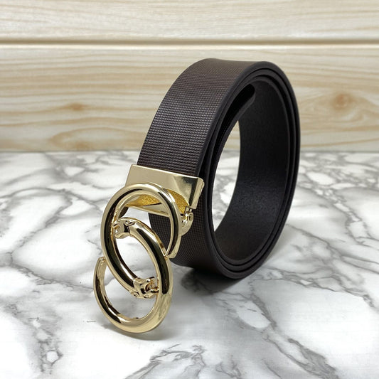 Classic Jaguar Design Leather Strap Belt-SunglassesCraft