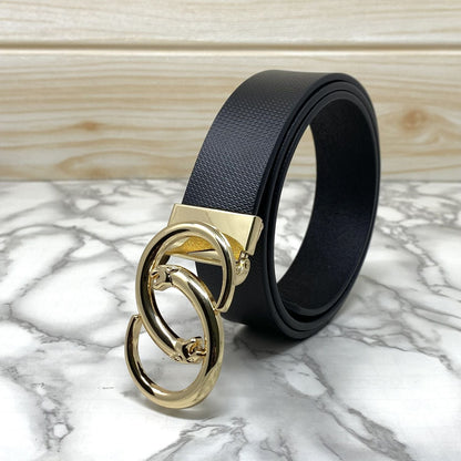 Classic Jaguar Design Leather Strap Belt-SunglassesCraft