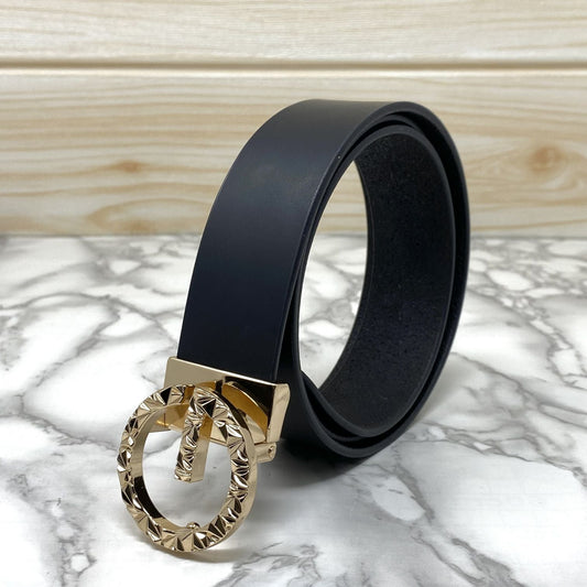 Premium Shiny G-letter Design Formal Leather Belt-SunglassesCraft
