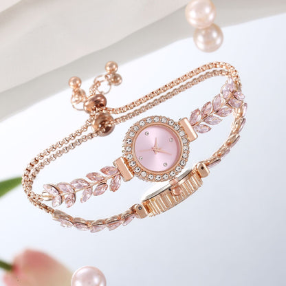 Leaf Diamond Women's Quartz Watch