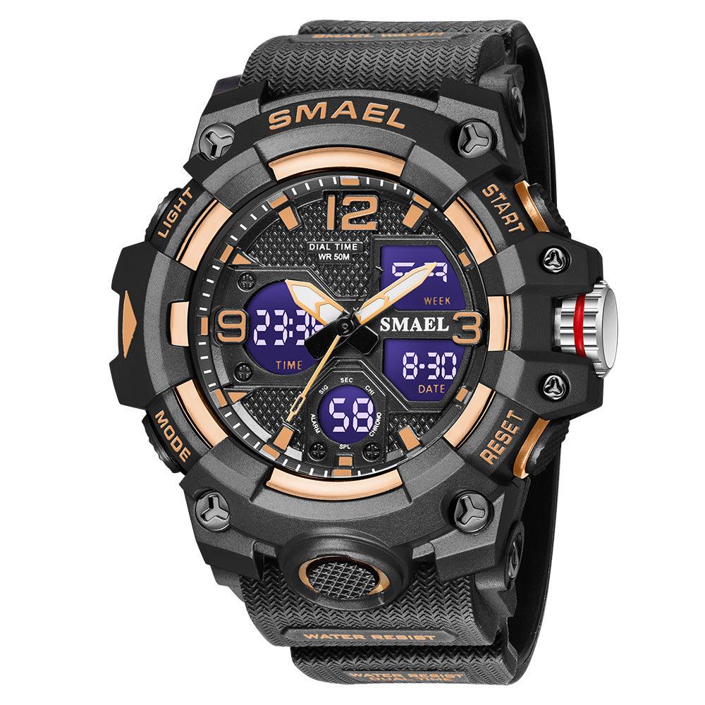 SMAEL Analog Digital Outdoor Sports Watch For Men 8008