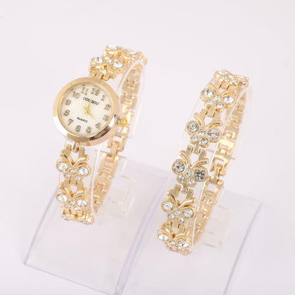 Elegant Butterfly Bracelet Watch for Women – Stylish Round Dial