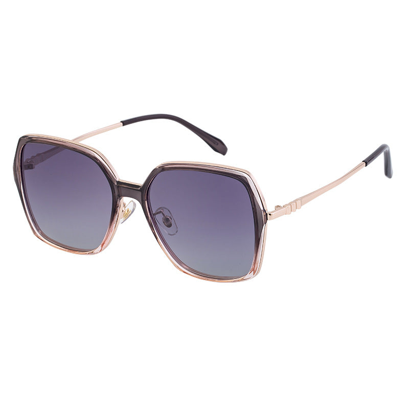 Trendy Square Polarized Sunglasses for Women – UV Protection