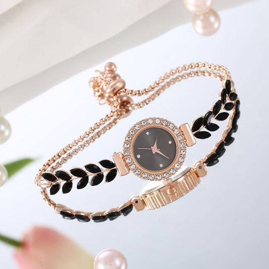 Leaf Diamond Women's Quartz Watch