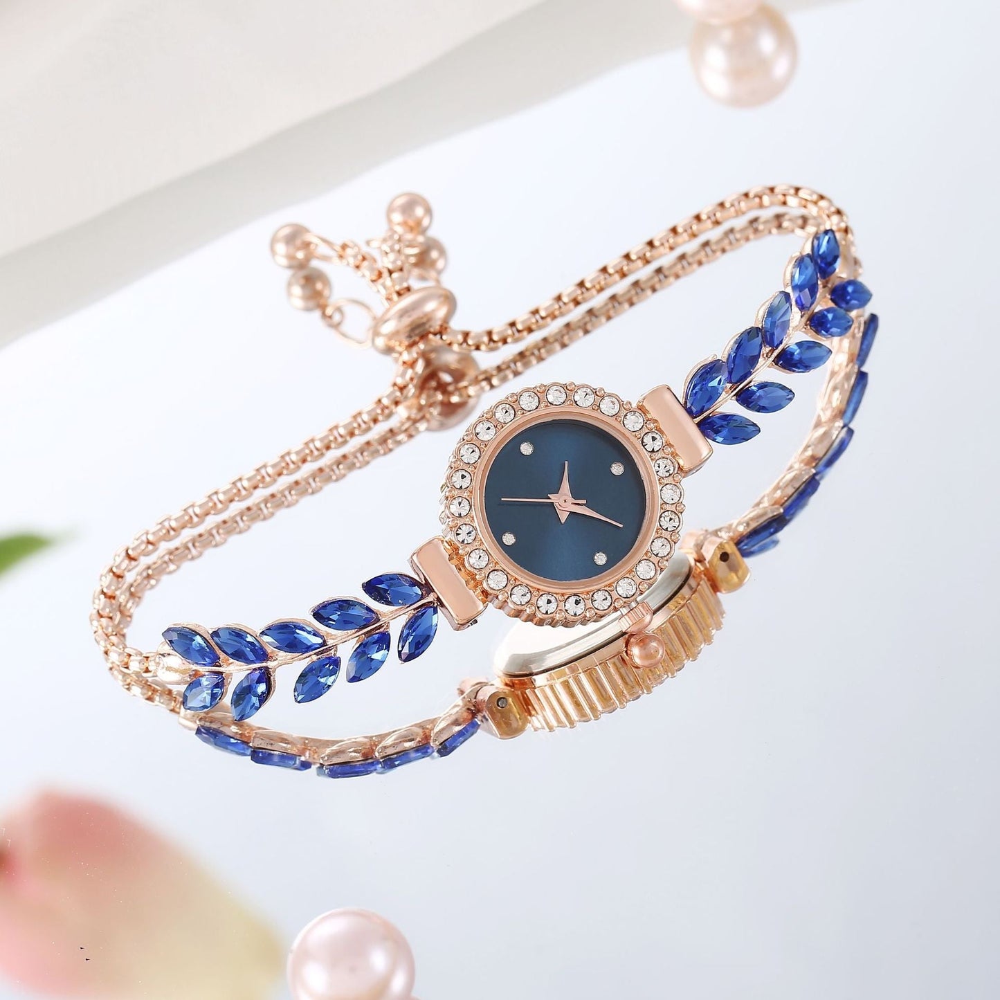 Leaf Diamond Women's Quartz Watch
