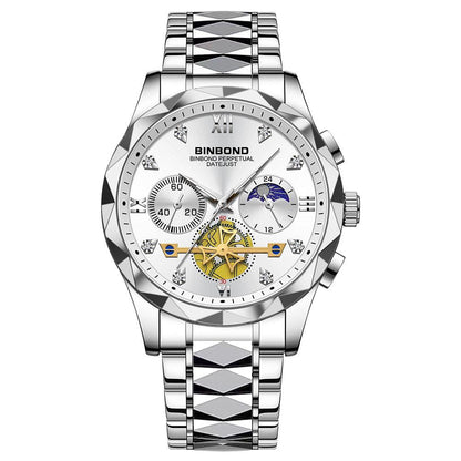 Binbond Steel Casual Multi-function Quartz Watch For Men B1236