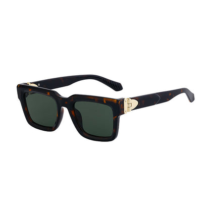 High-End Square Frame Polarized Sunglasses for Men – Luxury Style, UV Protection