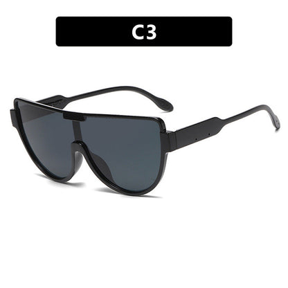 Women's Oversized Aviator Sunglasses – UV400 Protection, Fashion Street Style