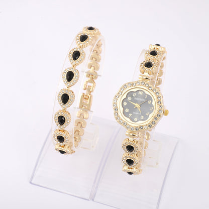 Elegant Women’s Quartz Watch – Luxury Floral Dial, Minimalist Design