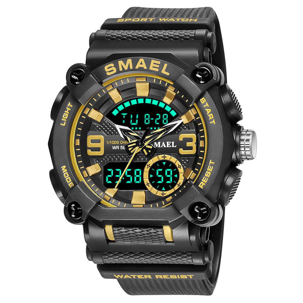 SMAEL Analog Digital Multifunctional waterproof Watch For Men 8052