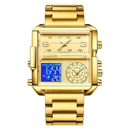 Lige Analog Digital Luxury watch for Men 8925