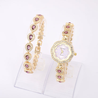 Elegant Women’s Quartz Watch – Luxury Floral Dial, Minimalist Design