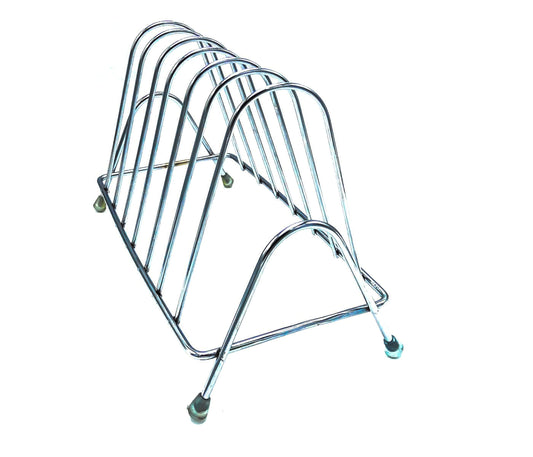 Stainless Steel Square Plate Rack Stand Holder for Kitchen