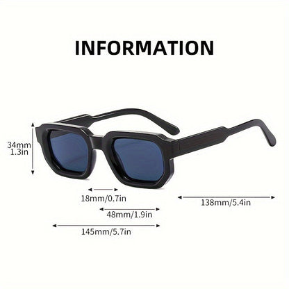 Men’s Retro Square Frame Glasses – Stylish Eyewear
